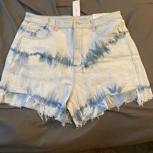 American Eagle jean mom shorts